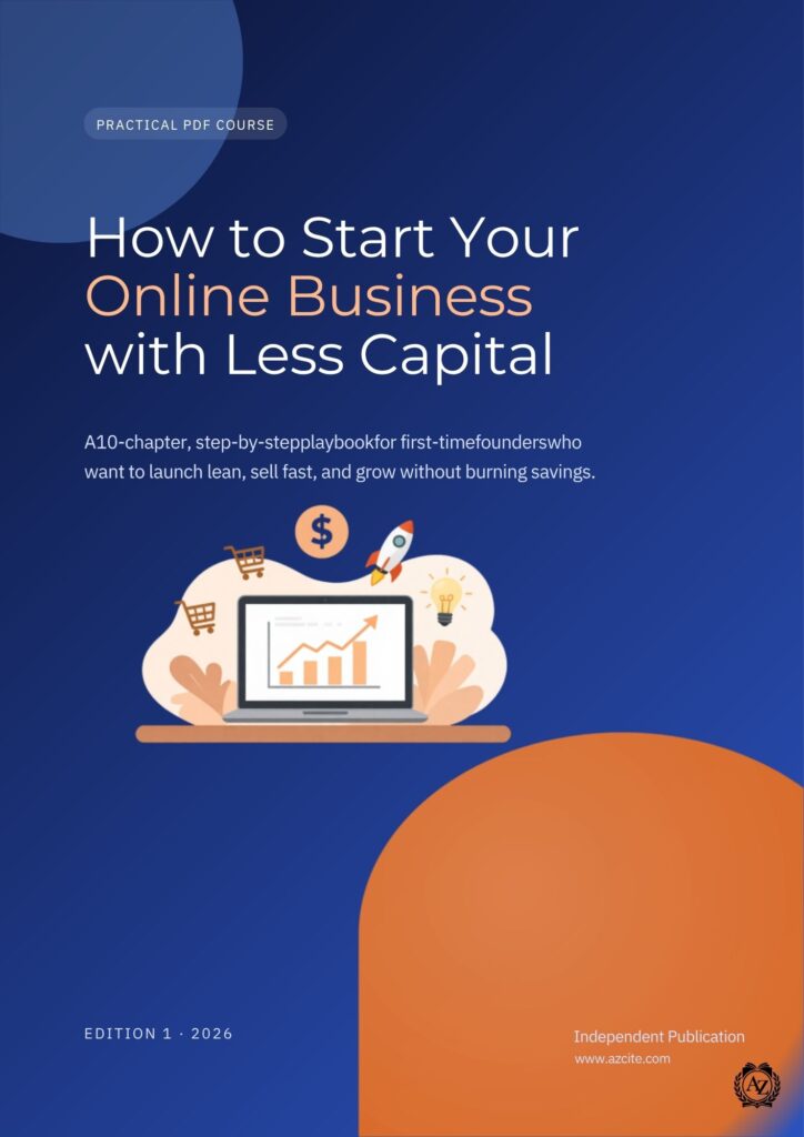 eBook: How to Start Your Online Business with Less Capital